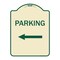 Signmission Parking Left Arrow Heavy-Gauge Aluminum Architectural Sign, 24" x 18", TG-1824-23365 A-DES-TG-1824-23365 - alternate 1